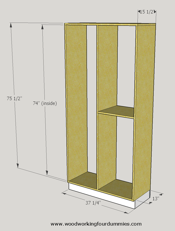 armoire dimensions